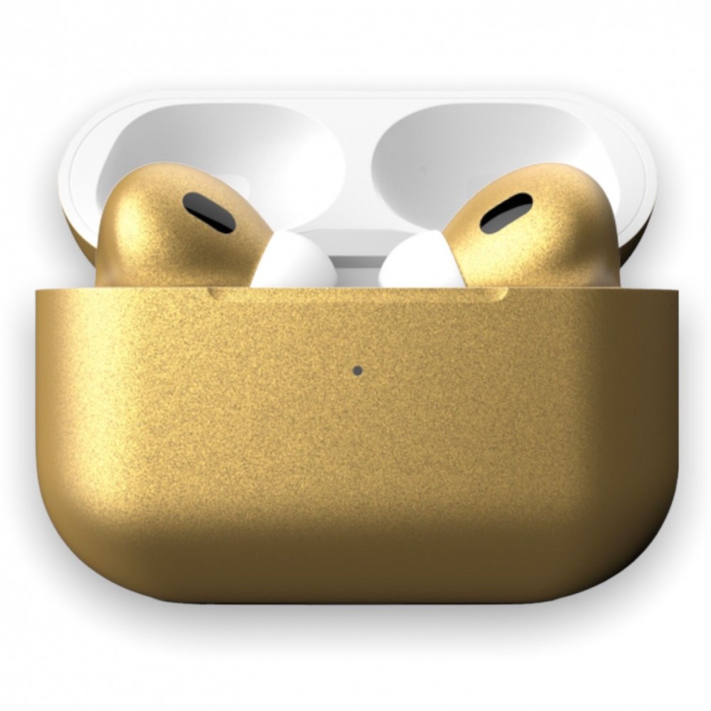 APPLE - آبل ايربودز االجيل الثانى برو جديد - لون ذهبي مطفى