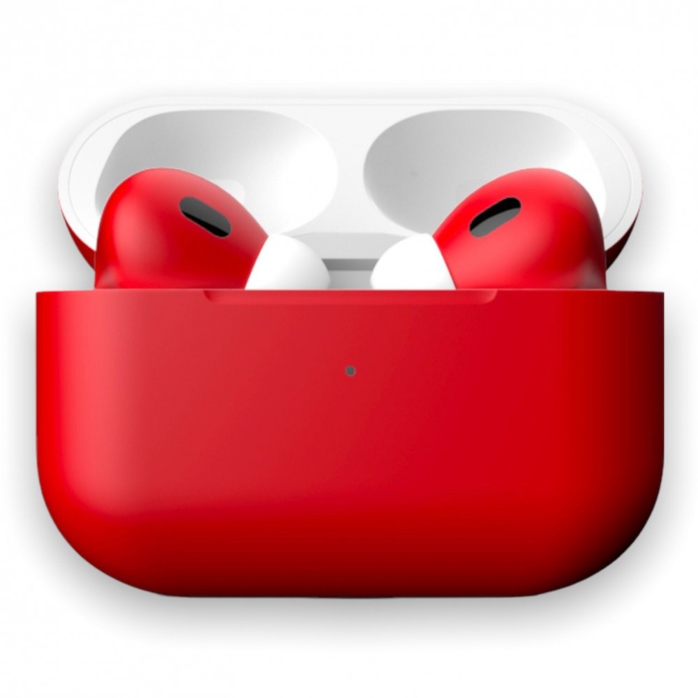 APPLE - آبل ايربودز االجيل الثانى برو جديد - لون احمر ناري مطفى