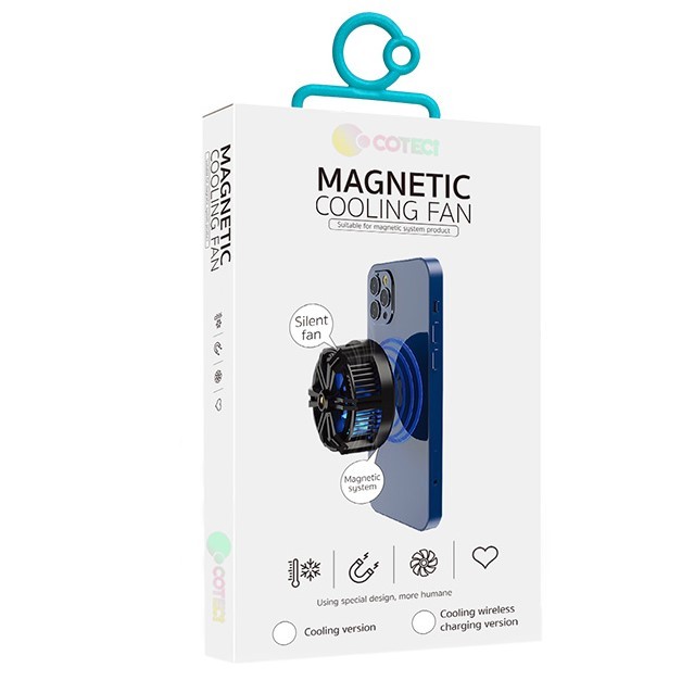 COTECi - مروحه تبريد للجوال مغناطيسيه تدعل شحن لاسلكي
