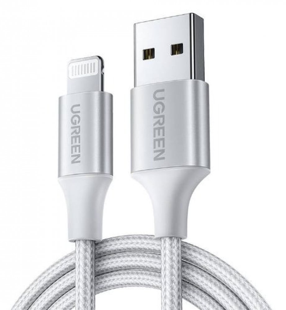 يوجرين - كابل يو اس بي إلى لايتنينج مجدول 2 متر